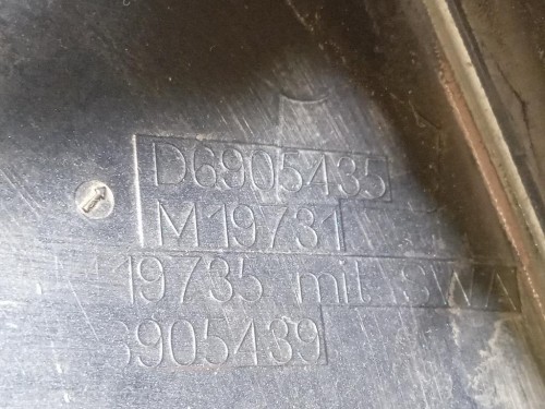 Calotta Specchio Retrovisore ANT DX A4518110207C22A Smart Fortwo Cabrio 451 2007