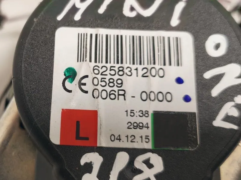 Cintura DI Sicurezza Sedile ANT SX 625831200 Mini MINI ONE F55 2014