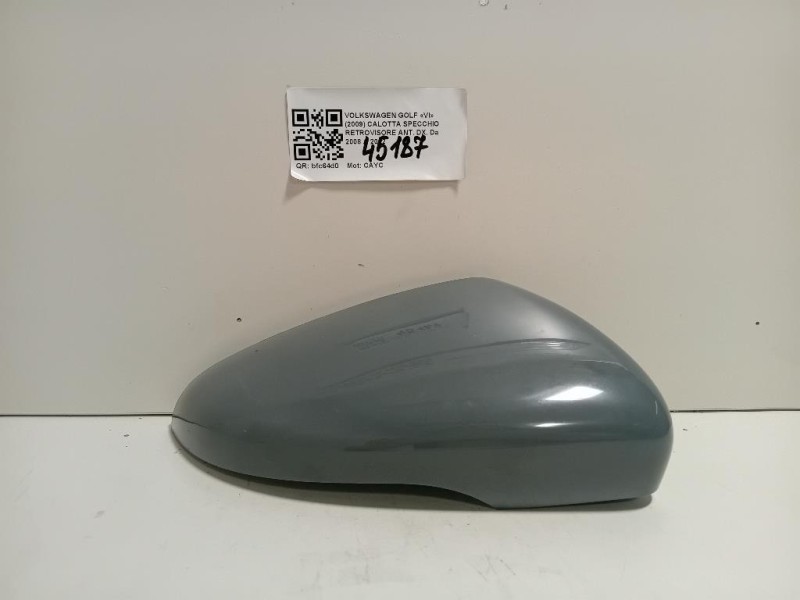 Calotta Specchio Retrovisore ANT DX 5K0857538A9B9 Volkswagen GOLF VI 2009