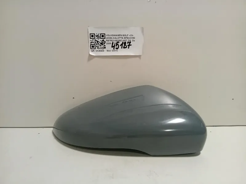Calotta Specchio Retrovisore ANT DX 5K0857538A9B9 Volkswagen GOLF VI 2009