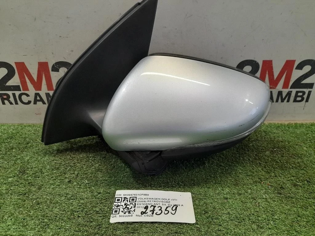 Retrovisore Esterno ANT SX 6 FILI 5K0857501CF9B9 Volkswagen GOLF VI 2009