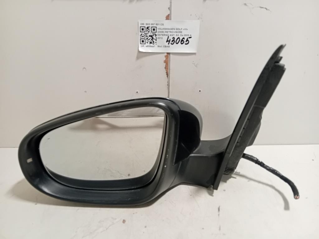 Retrovisore Esterno ANT SX 5K0 857 501 CS Volkswagen GOLF VI 2009