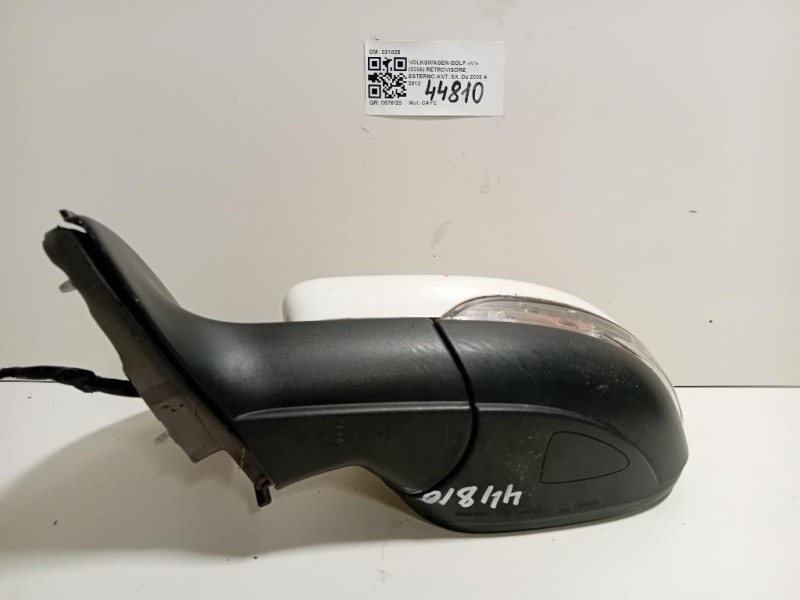 Retrovisore Esterno ANT SX 6 FILI VETRO SPECCHIO SPECCHIETTO Volkswagen GOLF VI 2009