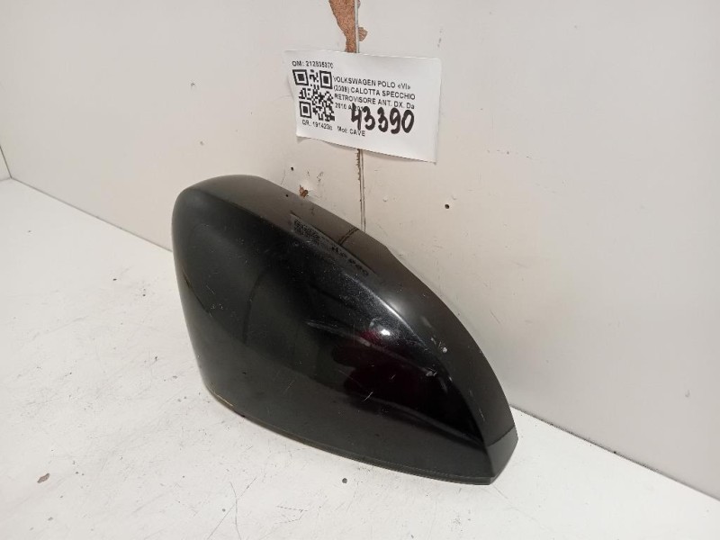 Calotta Specchio Retrovisore ANT DX 212835370 Volkswagen POLO VI 2009