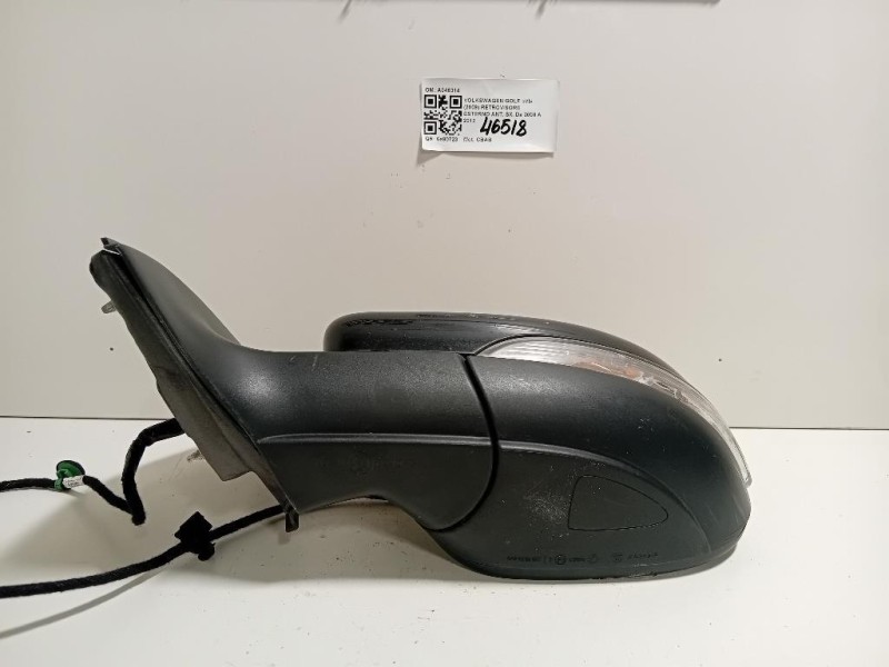 Retrovisore Esterno ANT SX A046314 Volkswagen GOLF VI 2009