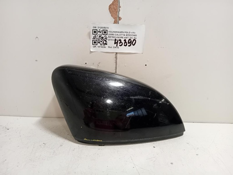 Calotta Specchio Retrovisore ANT DX 212835370 Volkswagen POLO VI 2009