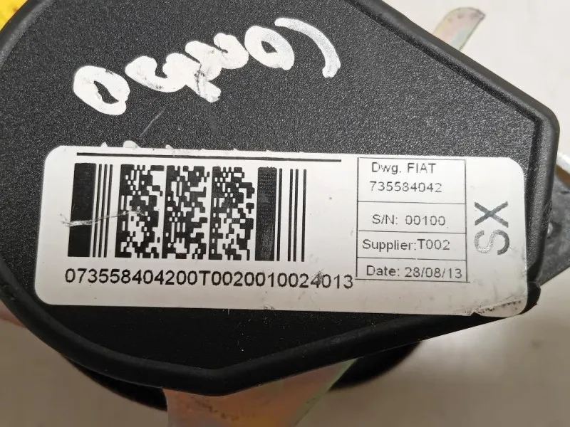 Cintura DI Sicurezza Sedile ANT SX 735584042 Opel Combo D 2012