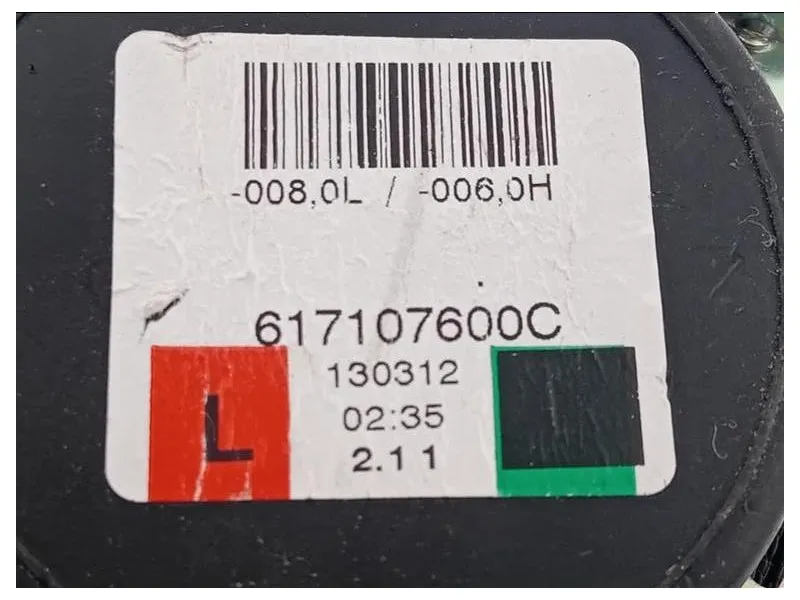 Cintura DI Sicurezza Sedile ANT SX 617107600C Opel Corsa D 2011