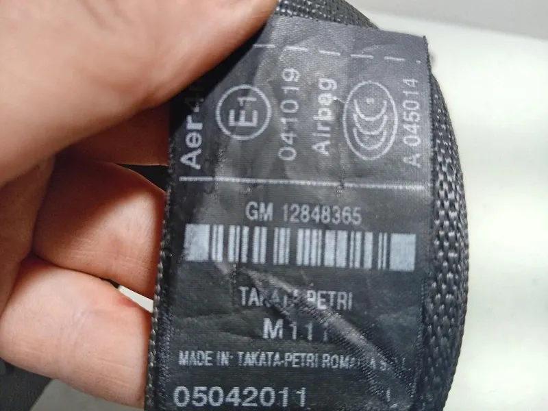 Cintura DI Sicurezza Sedile ANT SX 12848365 Opel Insignia A 2009