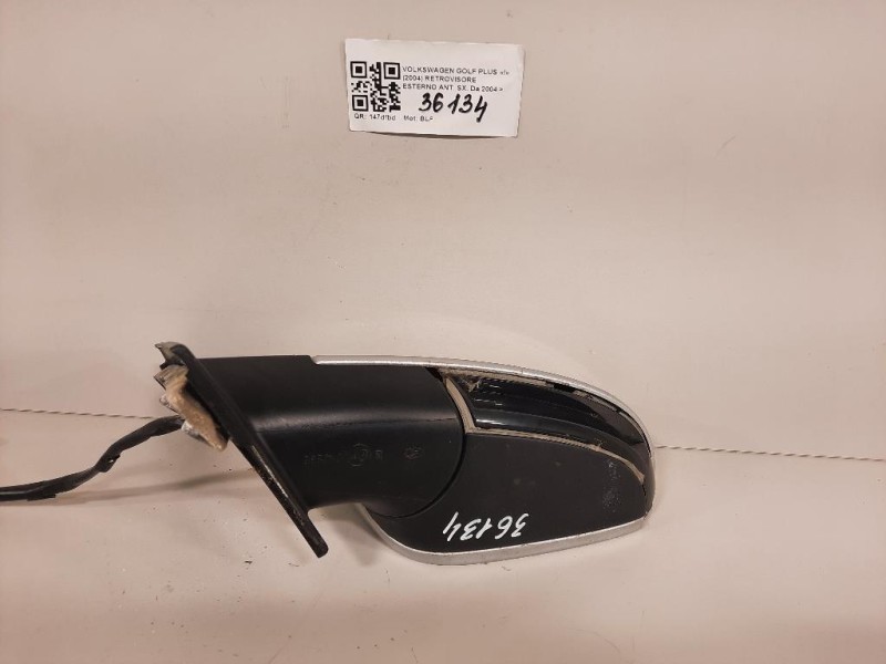 Retrovisore Esterno ANT SX 6 FILE 5M1857507AT9B9 Volkswagen GOLF PLUS I 2004