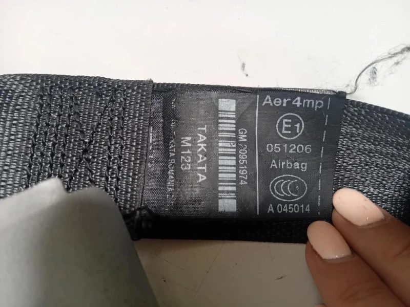 Cintura DI Sicurezza Sedile ANT SX 20951974 Opel Insignia A 2013