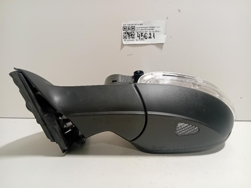 Retrovisore Esterno ANT SX 3AB 857 507 K 9B9 Volkswagen Passat VI 2011