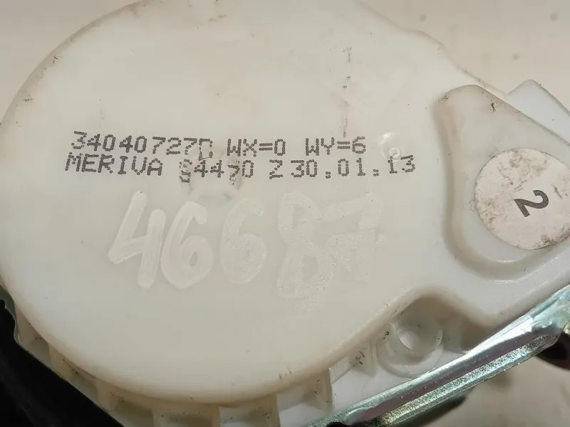 Cintura DI Sicurezza Sedile ANT SX 34040727D Opel Meriva B 2010