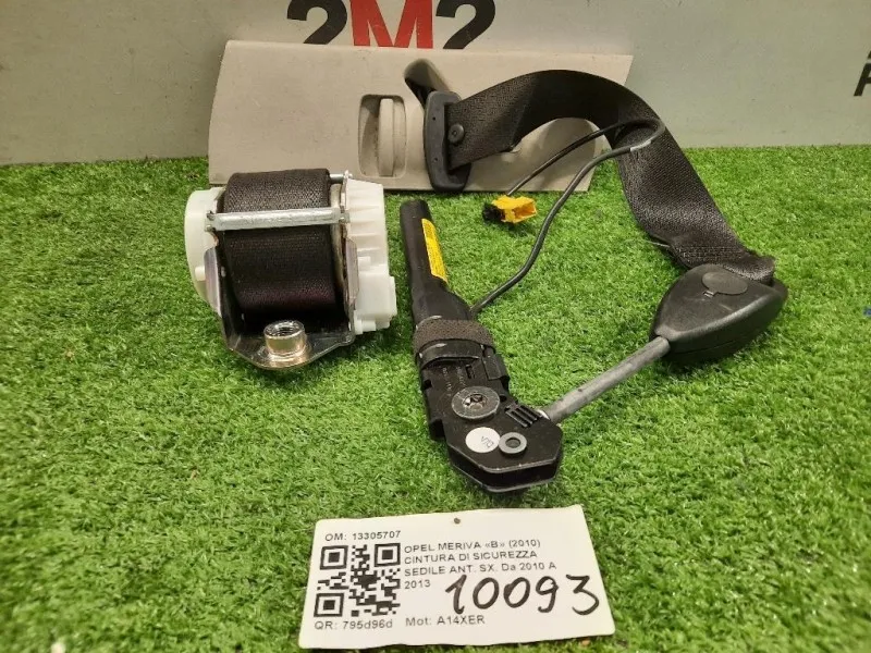 Cintura DI Sicurezza Sedile ANT SX 13305707 Opel Meriva B 2010