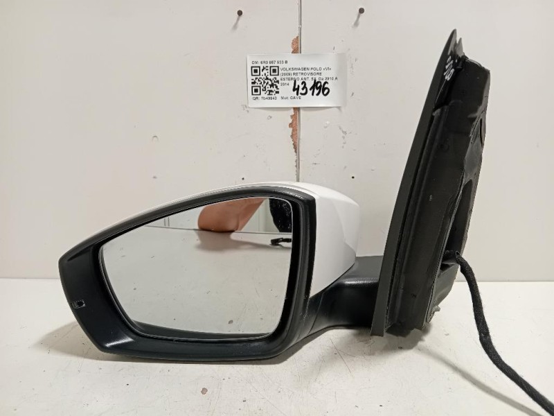 Retrovisore Esterno ANT SX 6R0 857 933 B Volkswagen POLO VI 2009