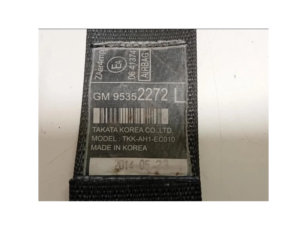 Cintura DI Sicurezza Sedile ANT SX 95352272 Opel Mokka 2013