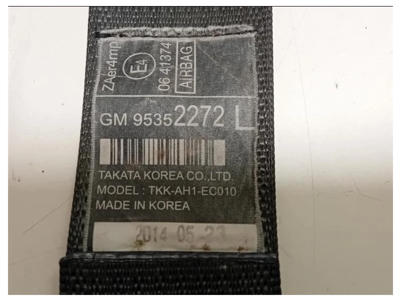 Cintura DI Sicurezza Sedile ANT SX 95352272 Opel Mokka 2013