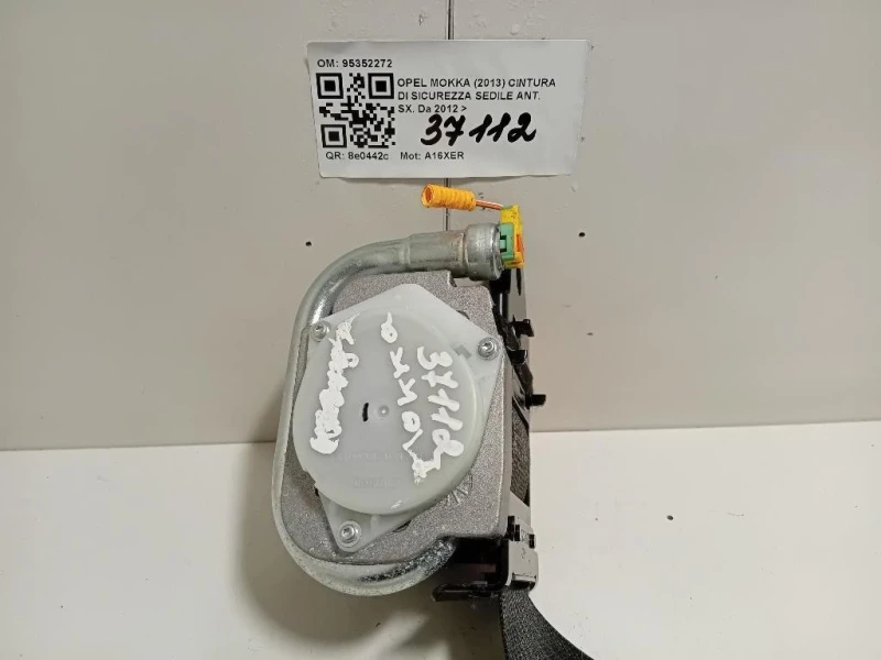 Cintura DI Sicurezza Sedile ANT SX 95352272 Opel Mokka 2013