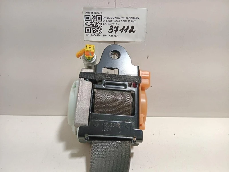 Cintura DI Sicurezza Sedile ANT SX 95352272 Opel Mokka 2013