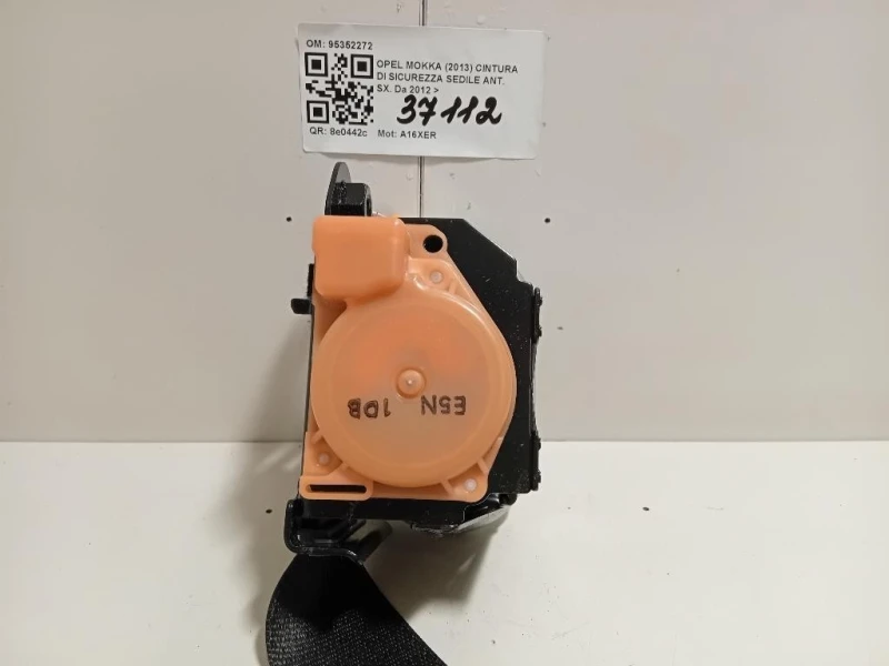 Cintura DI Sicurezza Sedile ANT SX 95352272 Opel Mokka 2013