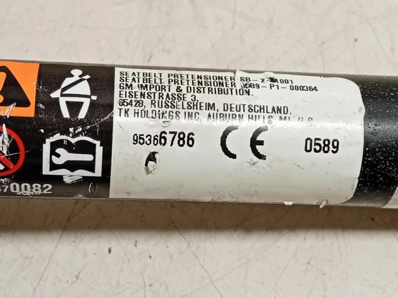 Cintura DI Sicurezza Sedile ANT SX 95366786 Opel Mokka 2013