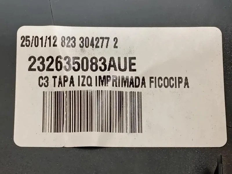 Calotta Specchio Retrovisore ANT SX 232635083AUE Citroen C3 III 2020