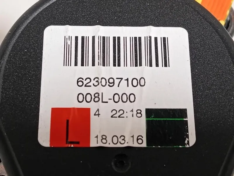 Cintura DI Sicurezza Sedile ANT SX 62309710013367543 Opel Zafira C 2012