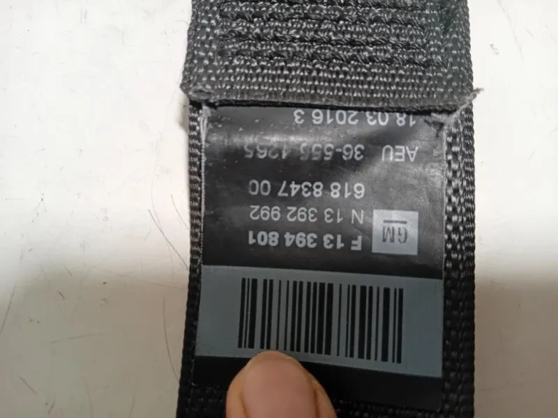 Cintura DI Sicurezza Sedile ANT SX 62309710013367543 Opel Zafira C 2012