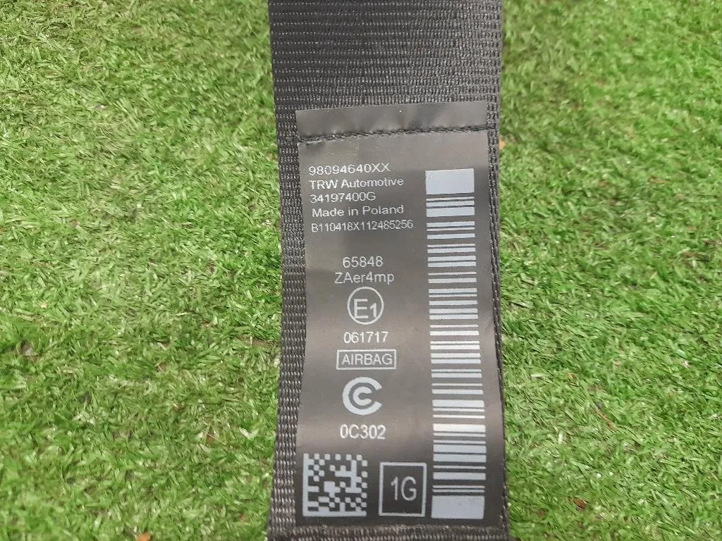 Cintura DI Sicurezza Sedile ANT SX 98094640XX 5008 3008 Peugeot 3008 II 2020