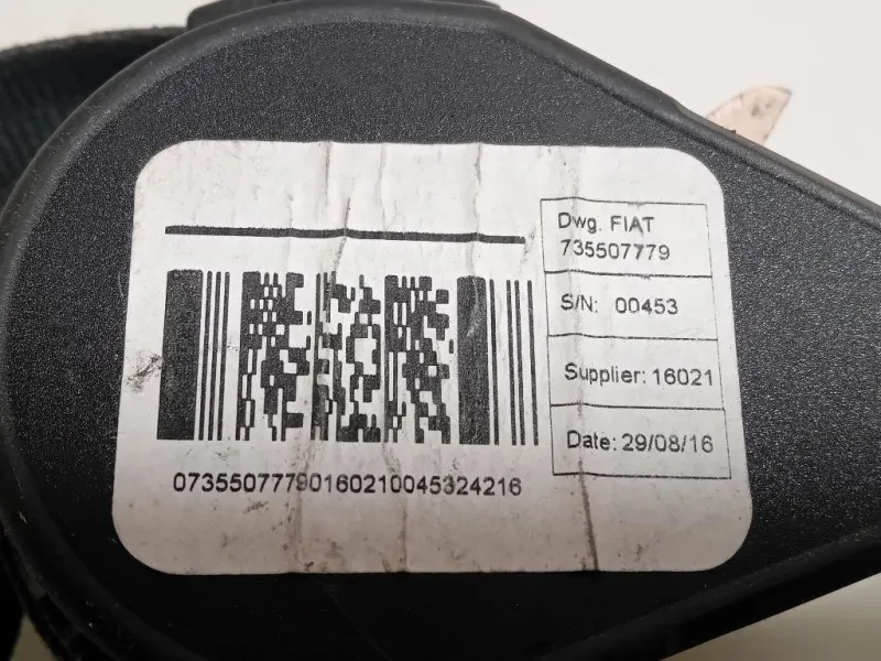 Cintura DI Sicurezza Sedile ANT SX 735507779 Peugeot Boxer III 2014