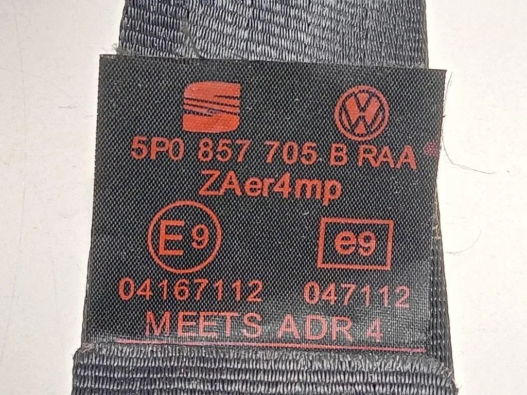 Cintura DI Sicurezza Sedile ANT SX 5P0 857 705 B Seat Altea XL 5P5 2004