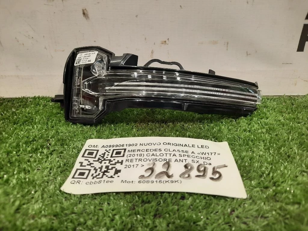 Calotta Specchio Retrovisore ANT SX A0999061902 NUOVO ORIGINALE LED Mercedes Classe A W177 2018
