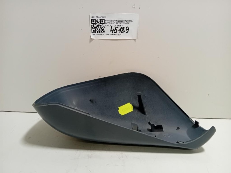 Calotta Specchio Retrovisore ANT SX CP6675000 Citroen C8 2002