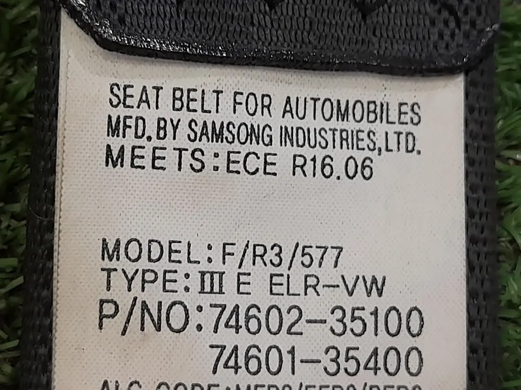 Cintura DI Sicurezza Sedile ANT SX 74601-35400 Ssangyong Tivoli 2015