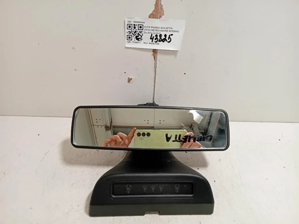 Retrovisore Interno 156086344 Alfa Romeo Giulietta 2010