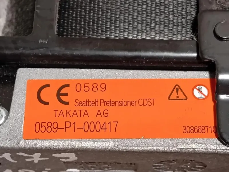 Cintura DI Sicurezza Sedile ANT SX 73220-0D312 Toyota Yaris IV 2014