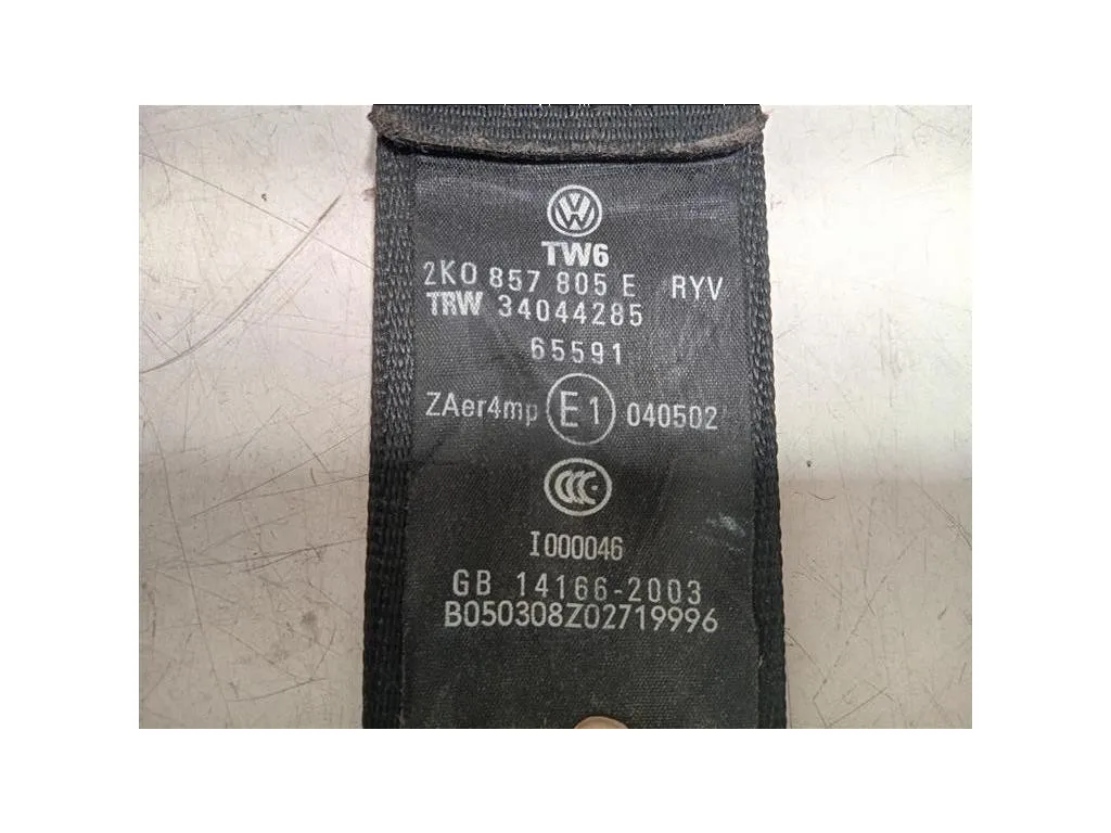 Cintura DI Sicurezza Sedile ANT SX 2K0 857 805 E Volkswagen Caddy IV 2011