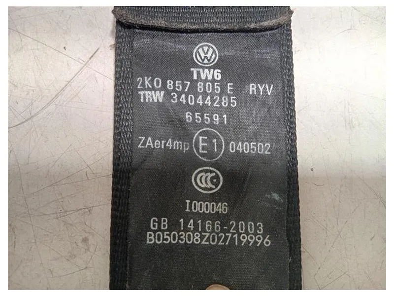 Cintura DI Sicurezza Sedile ANT SX 2K0 857 805 E Volkswagen Caddy IV 2011