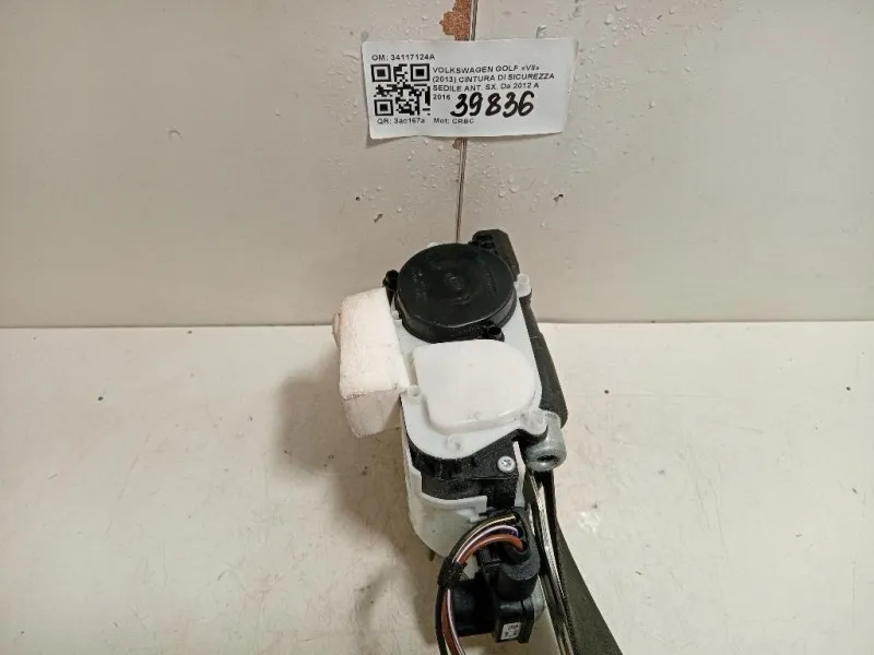 Cintura DI Sicurezza Sedile ANT SX 34172624A Volkswagen GOLF VII 2013