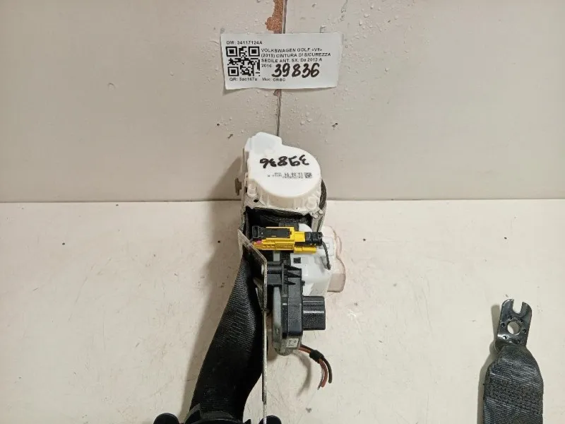 Cintura DI Sicurezza Sedile ANT SX 34172624A Volkswagen GOLF VII 2013