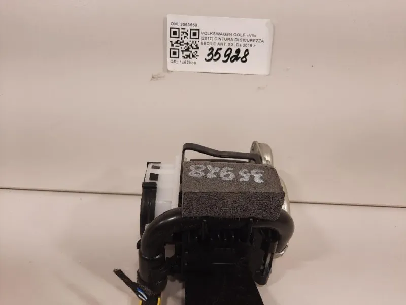 Cintura DI Sicurezza Sedile ANT SX 3063559 Volkswagen GOLF VII 2017