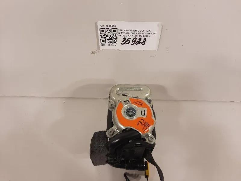 Cintura DI Sicurezza Sedile ANT SX 3063559 Volkswagen GOLF VII 2017