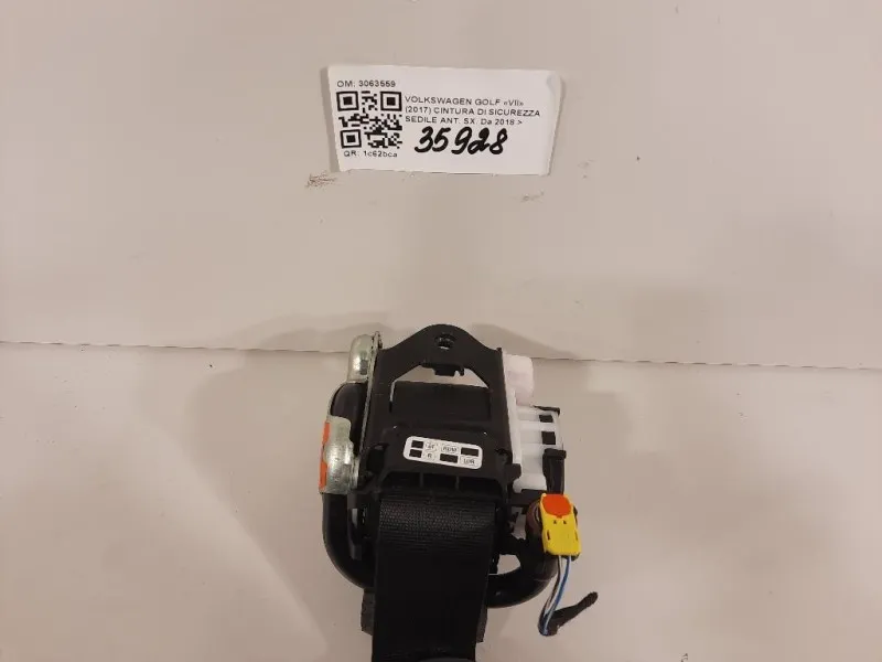 Cintura DI Sicurezza Sedile ANT SX 3063559 Volkswagen GOLF VII 2017