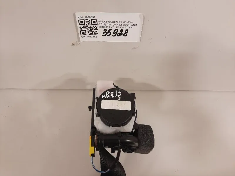 Cintura DI Sicurezza Sedile ANT SX 3063559 Volkswagen GOLF VII 2017
