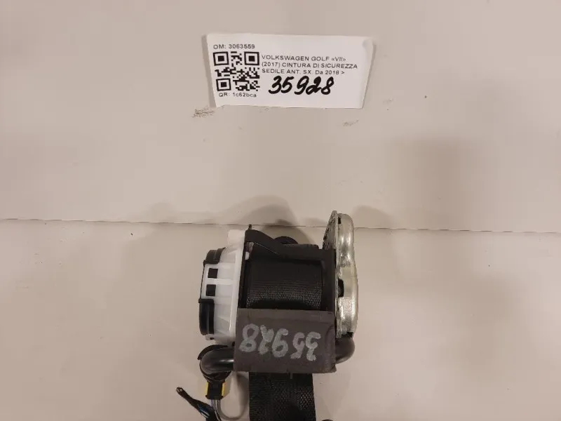 Cintura DI Sicurezza Sedile ANT SX 3063559 Volkswagen GOLF VII 2017