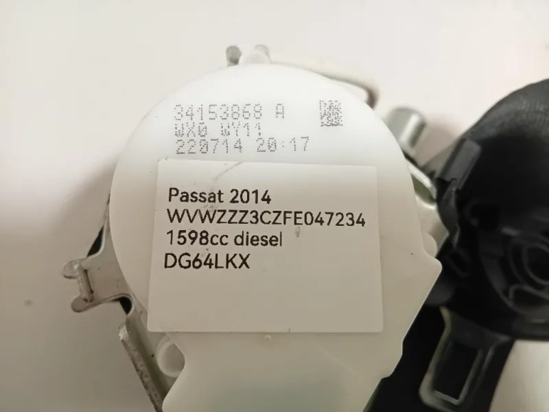 Cintura DI Sicurezza Sedile ANT SX 3C1 857 705 Q Volkswagen Passat V 2005