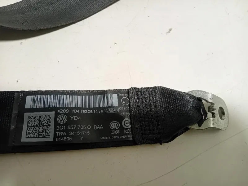 Cintura DI Sicurezza Sedile ANT SX 3C1 857 705 Q Volkswagen Passat V 2005