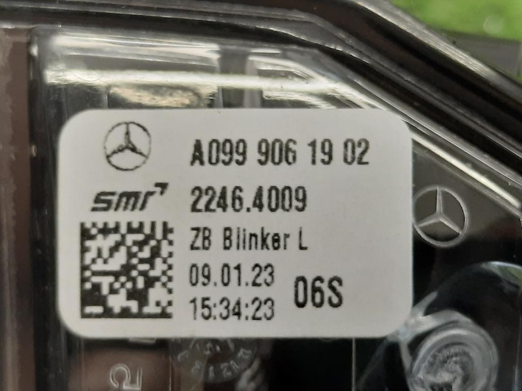 Calotta Specchio Retrovisore ANT SX A0999061902 NUOVO ORIGINALE LED Mercedes Classe A W177 2018