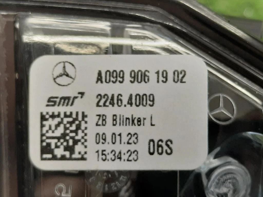 Calotta Specchio Retrovisore ANT SX A0999061902 NUOVO ORIGINALE LED Mercedes Classe A W177 2018