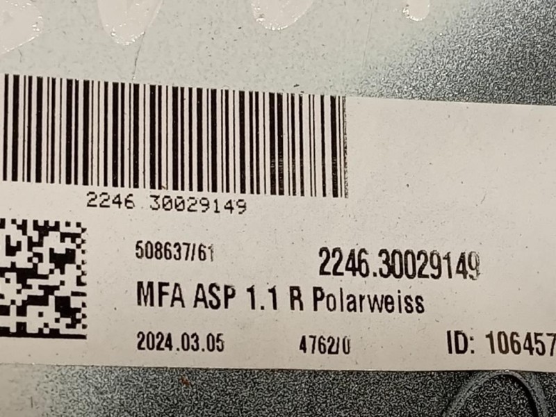 Calotta Specchio Retrovisore ANT SX 22463002 Mercedes Classe A W177 2018